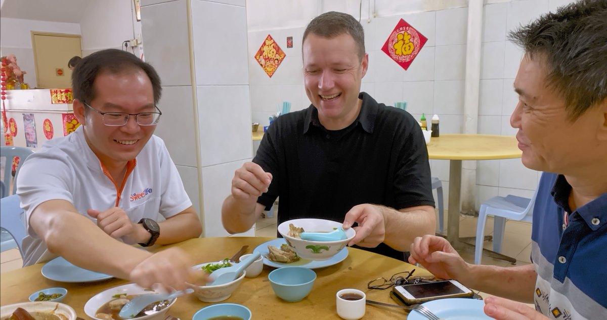 wideeyetv's tweet photo. Filming #TheCholesterolCode involved sharing a lot of (keto) meals together! 

The Cholesterol Code is out NOW. Watch on YouTube, Google Play and Amazon.

#CholesterolCodeMovie #TCC #MetabolicHealth #LowCarbLifestyle #behindthescenes #bts https://t.co/aAbr3bKODy