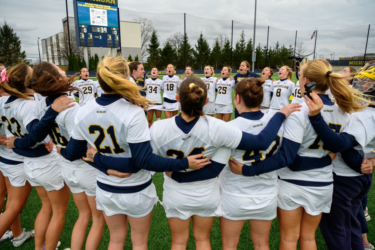 UMichWLAX's tweet image. Here we go, blue!

#GoBlue