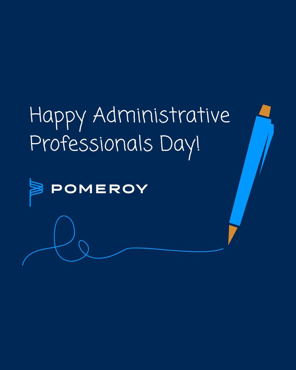 pomeroy_us's tweet photo. Today, we celebrate our admin rockstars! ⭐

Your hard work fuels our success. Thank you for keeping us organized,  informed, and efficient! We couldn’t do what we do without you.

#AdminProDay #AdminProfessionalsDay https://t.co/AP3mPZPff8