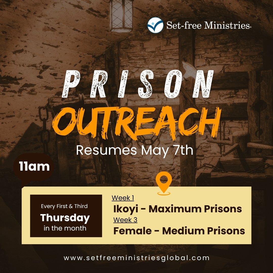 setfreeglobal's tweet photo. LAGOS PRISON OUTREACH IS BACK! 

​There is a deep joy that comes from helping those who have been forgotten by the world. 

How Can You Help?
​✅ Go with us: Be there in person.
✅ Give: Donate food, medicine, or funds for legal fees.
✅ Pray: Stand with us in the spirit. https://t.co/HYMN6BolpA