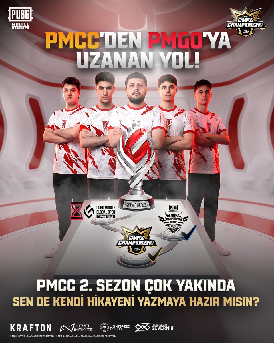 pubgm_campus's tweet photo. PMCC'DEN PMGO'YA, NE YOLCULUK AMA! 🤯
Fast Esports gibi bir yolculuğa adım atmak istemez misin? 🤔
PMCC 2. Sezon çok yakında, bu heyecanı yaşama fırsatı için takipte kalın! 🗓️
#PUBGMOBILE #CAMPUSSQUAD #PMCC #PMNC #PMGO https://t.co/eZAtZi3W6O