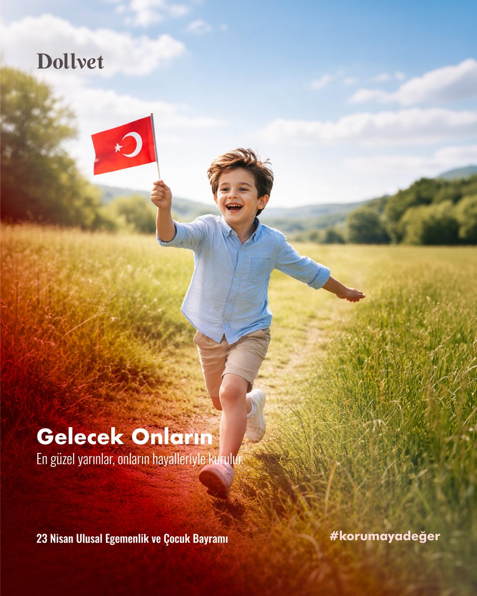 dollvettr's tweet photo. Çocukların hayalleriyle şekillenen bir gelecek, korumaya değer. 
23 Nisan Ulusal Egemenlik ve Çocuk Bayramı kutlu olsun!

#23Nisan #Dollvet #Korumayadeğer https://t.co/CEZ9skVyDT