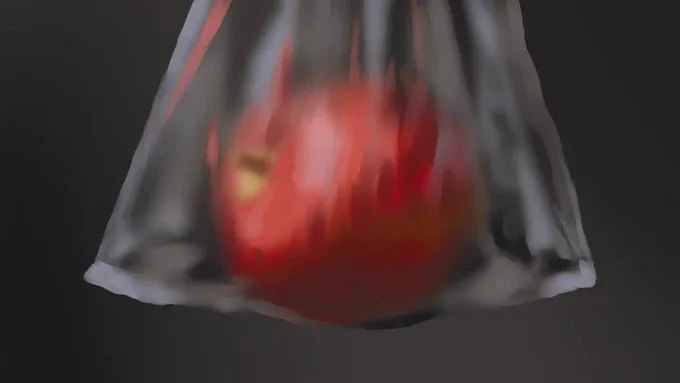 なんか30分前くらいからYouTubeでこの2時間10分くらいで描いたリンゴの絵のメイキング動画の視聴が一気に増えてる。
