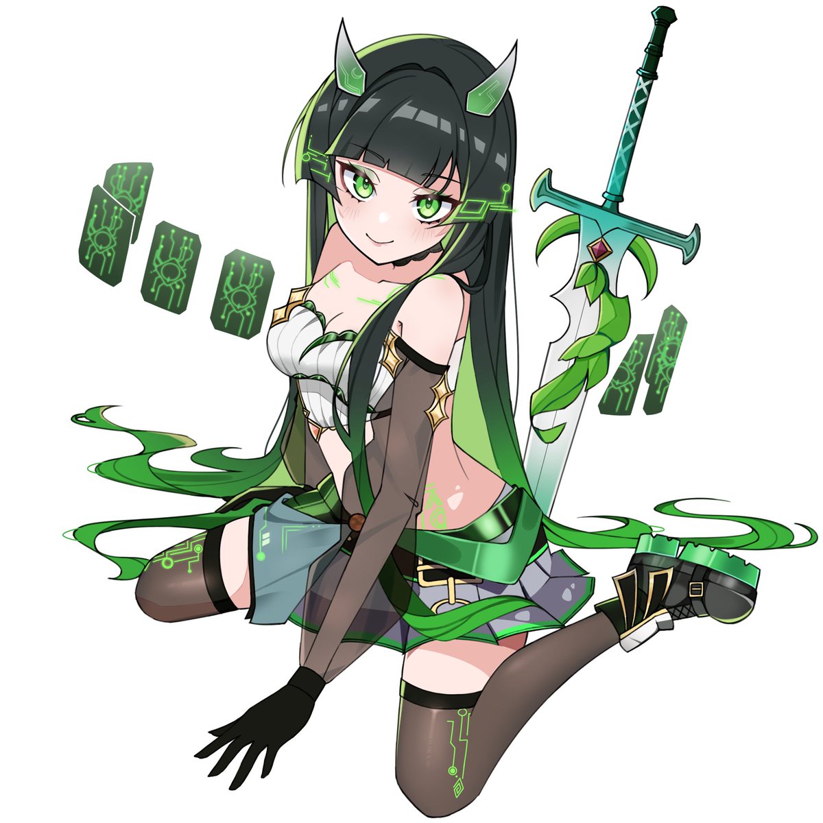 My entry for #KuroArt 💚