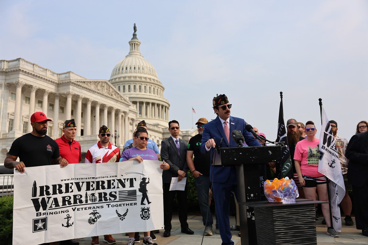 VFWHQ's tweet photo. #ICYMI The @GruntStyleFdn and VFW helped secure BIG wins #ForVeterans! 🇺🇸 https://t.co/Cf4Cvnoozs

✅ New VA policy requiring informed written consent
✅ An executive order accelerating research and access to psychedelic therapies for PTSD and other mental health conditions

These actions mark real progress in the fight to reduce veteran suicide and expand access to innovative treatment options. #VFW #GruntStyleFoundation #StrongerTogether #VeteranSuicidePrevention #Veterans