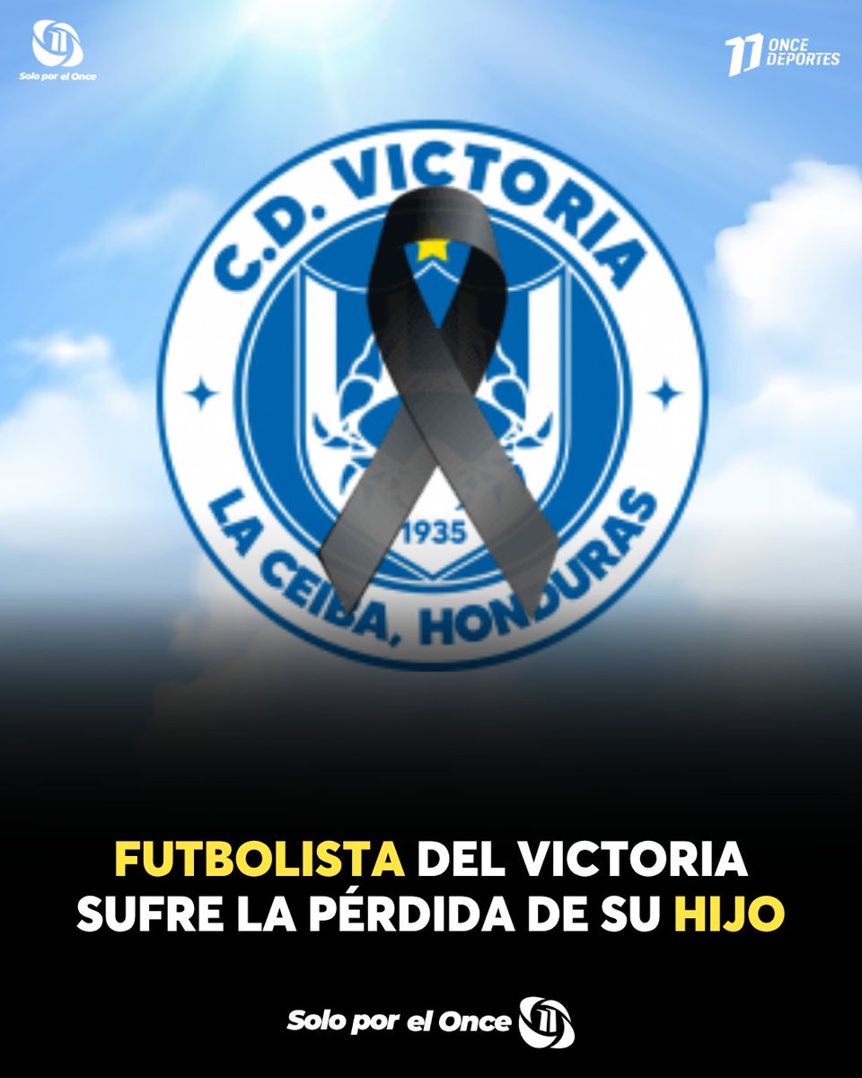 canal11hn's tweet image. ¡LUTO EN EL VICTORIA!🕊️
El club confirmó el fallecimiento del hijo del jugador Dexter Mónico, expresando sus condolencias y apoyo al futbolista y su familia.💔

Más detalles aquí 👉🏻 oncenoticias.hn/deporte/victor…

#Victoria #LigaNacional #Honduras #DexterMonico