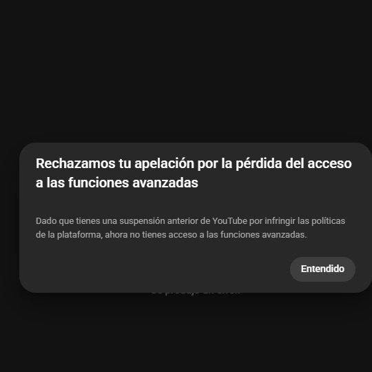 AzulitoRD_'s tweet photo. @TeamYouTube A lo que me responden hice otro canal y ahora me dice esto, me podrian ayudar https://t.co/WT3FtpMGbW
