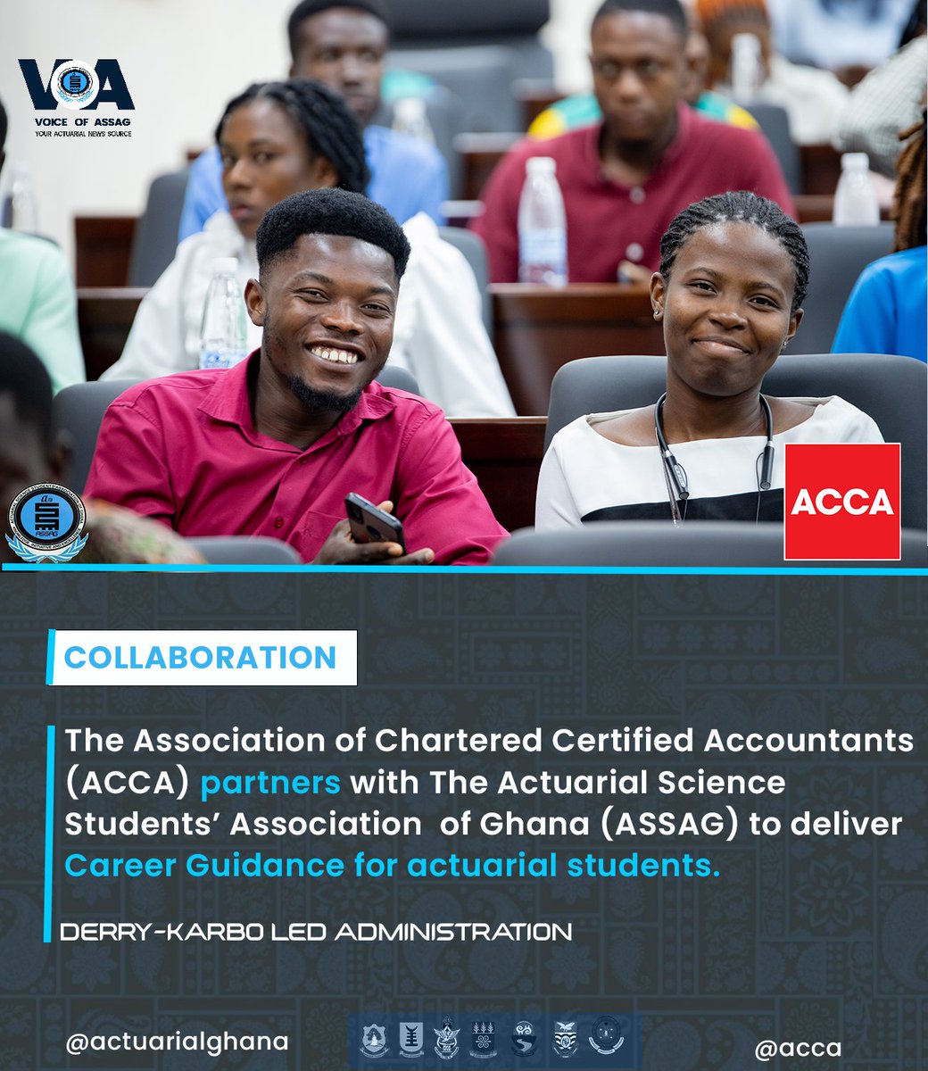 actuarialghana's tweet photo. ASSAG In Collaboration with @ACCAOfficial https://t.co/b0WrtpDH0H