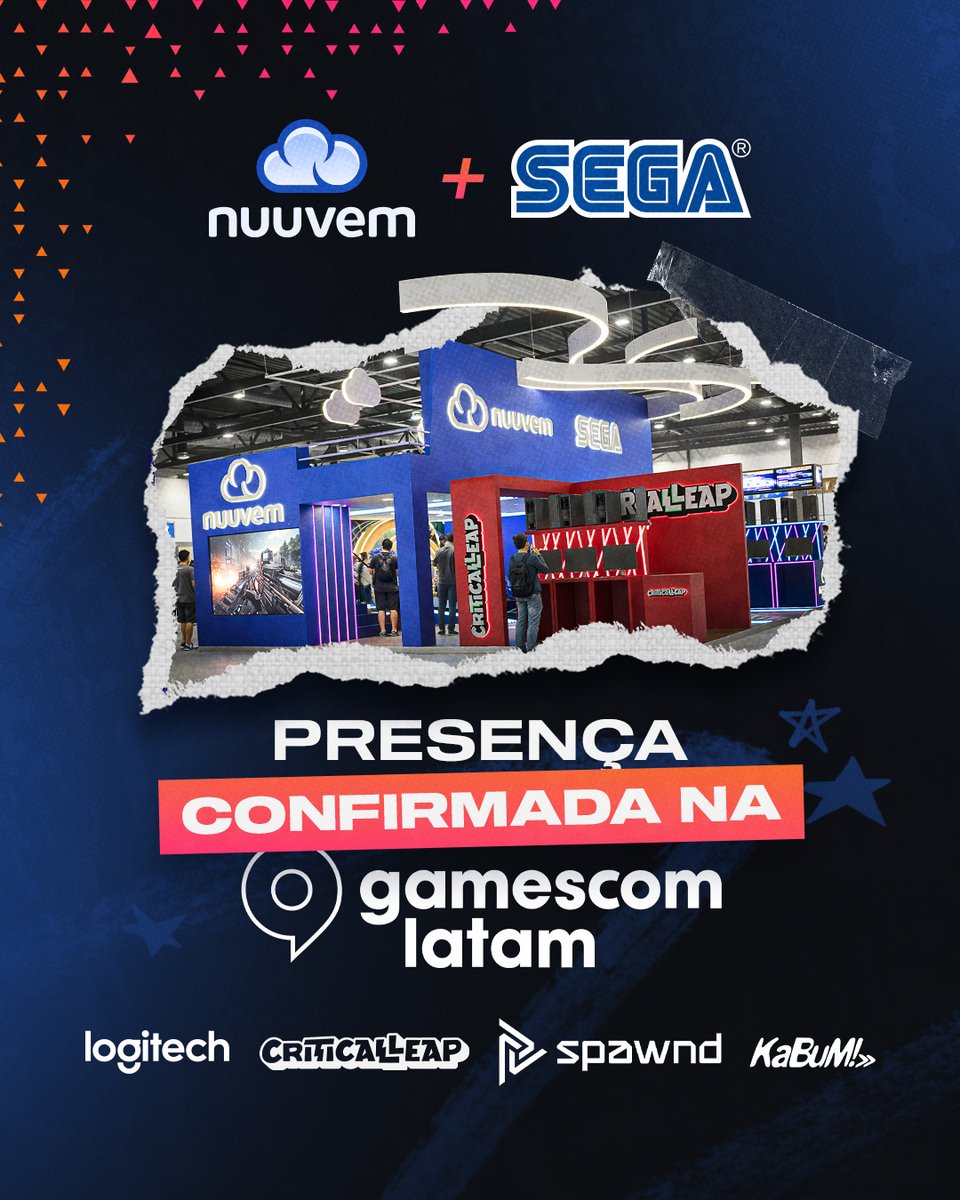 🚨 NUUVEM + SEGA NA GAMESCOM LATAM 2026! 🚨

De 30 de abril a 3 de maio, estamos confirmados no maior evento de games da América Latina. E não vamos sozinhos 😍

Montamos uma MEGA ESTRUTURA junto com a <a href="/SEGA/">SEGA</a> pra você aproveitar os seus dias no evento: um estande cheio de jogos