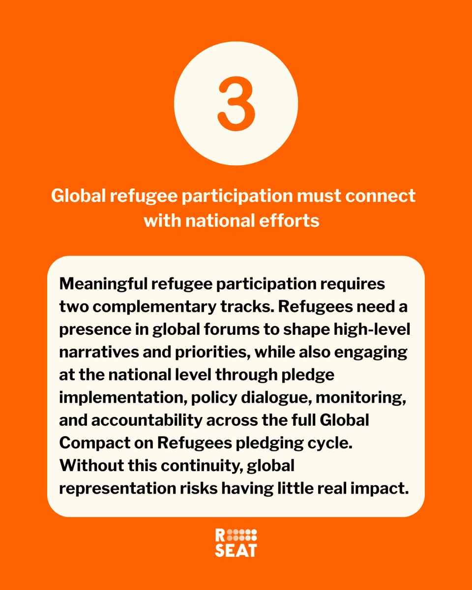 R-SEAT: Refugees Seeking Equal Access at the Table tweet media