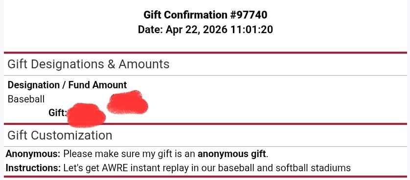 Done. <a href="/NIU_Baseball/">NIU Baseball</a> and <a href="/NIUSoftball/">NIU Softball</a> are too good to let games decided by umpire error.

Coach <a href="/ryancopelandNIU/">Ryan Copeland</a> says <a href="/AWRE_Sports/">AWRE_Sports</a> will help both programs continue to succeed, let's come together and try to make it happen!