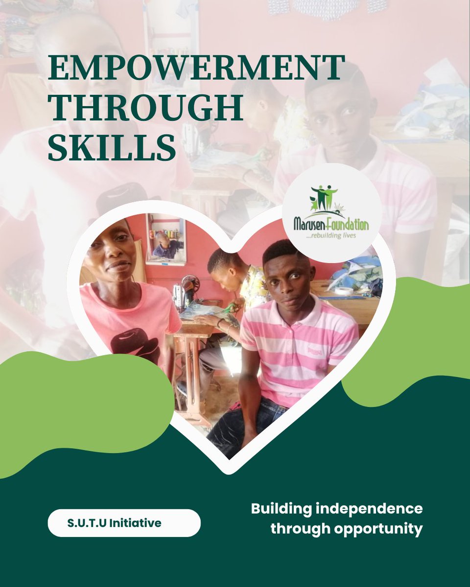 MarusenF's tweet photo. Skills create opportunities.
Through S.U.T.U, Marusen Foundation is empowering youth with practical tools for independence and growth.
#SUTU #SkillUpToolUp #MarusenFoundation #YouthEmpowerment https://t.co/vG7lgFRFfD