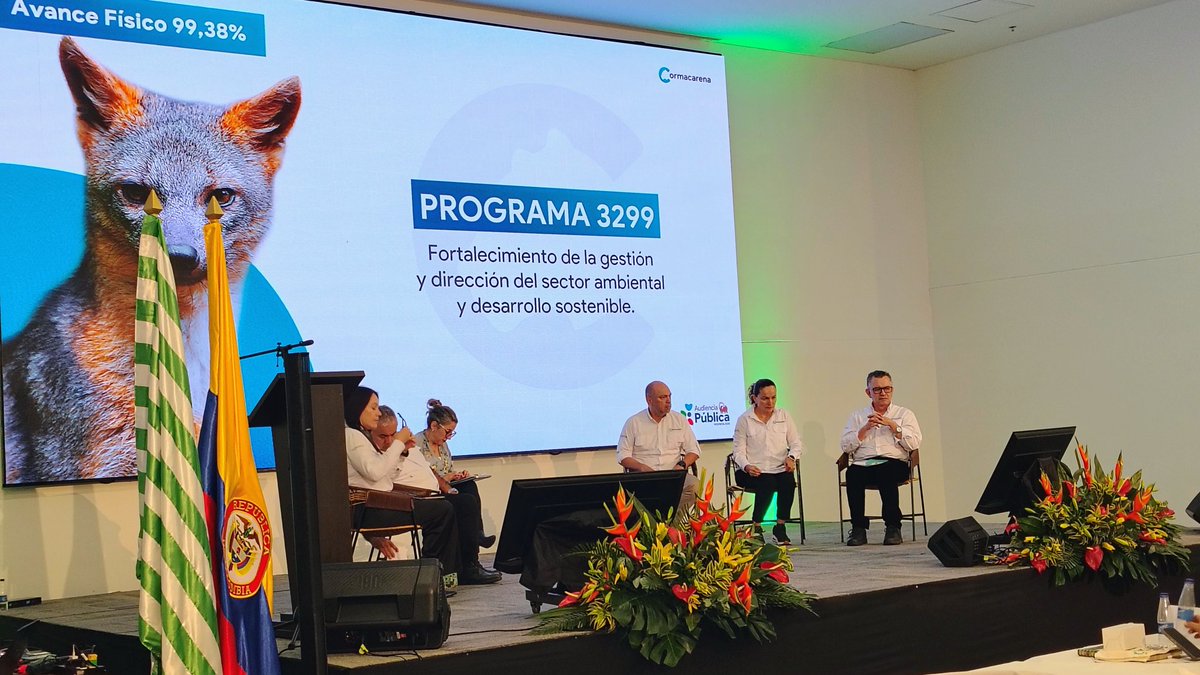 Region_365's tweet photo. #AEstaHora | se lleva a cabo en Villavicencio, la Audiencia Pública de Rendición de Cuentas de @CORMACARENA.

El director de la entidad Jhorman Saldaña entrega un completo balance de los logros alcanzados por la corporación ante un nutrido auditorio. https://t.co/1oNZBhJ7dQ