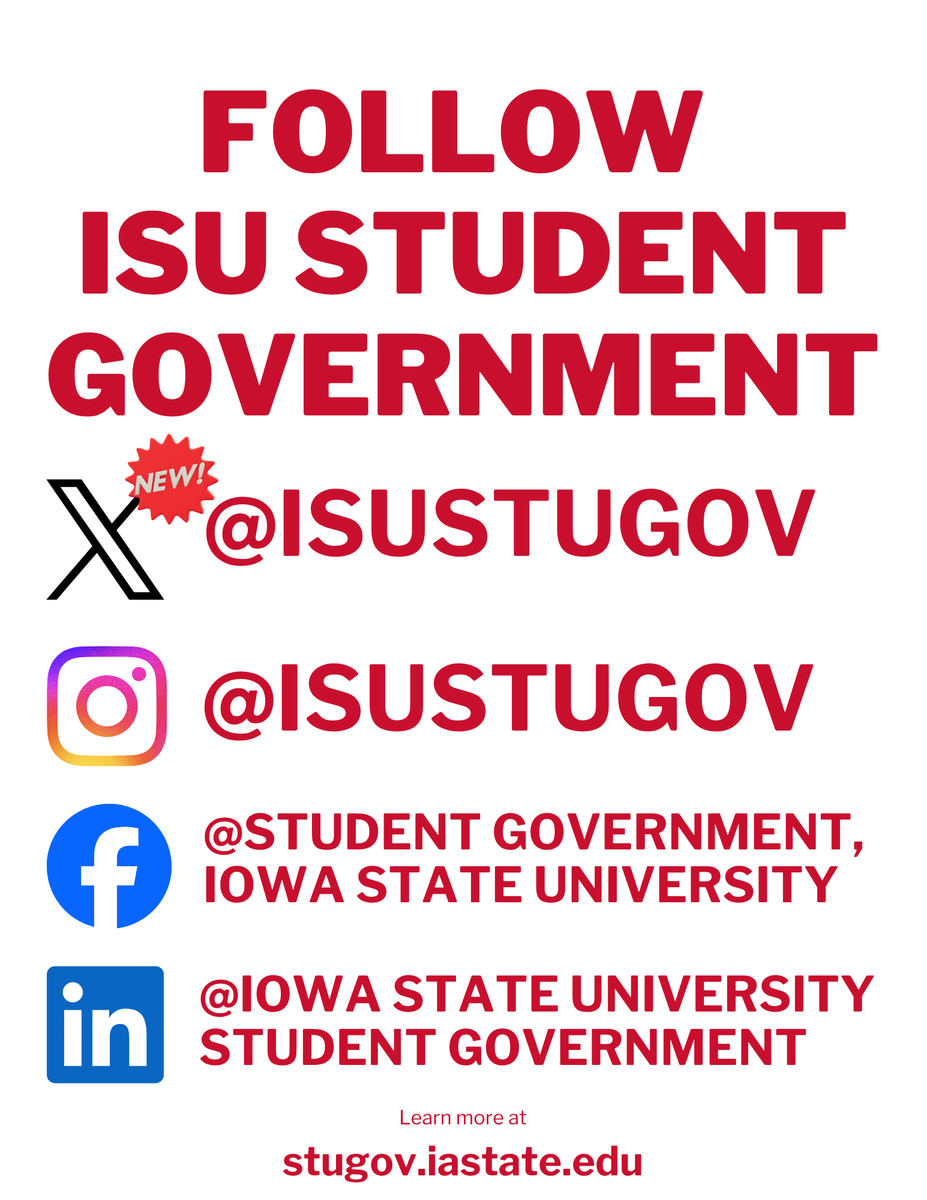 Iowa State University Student Government tweet media