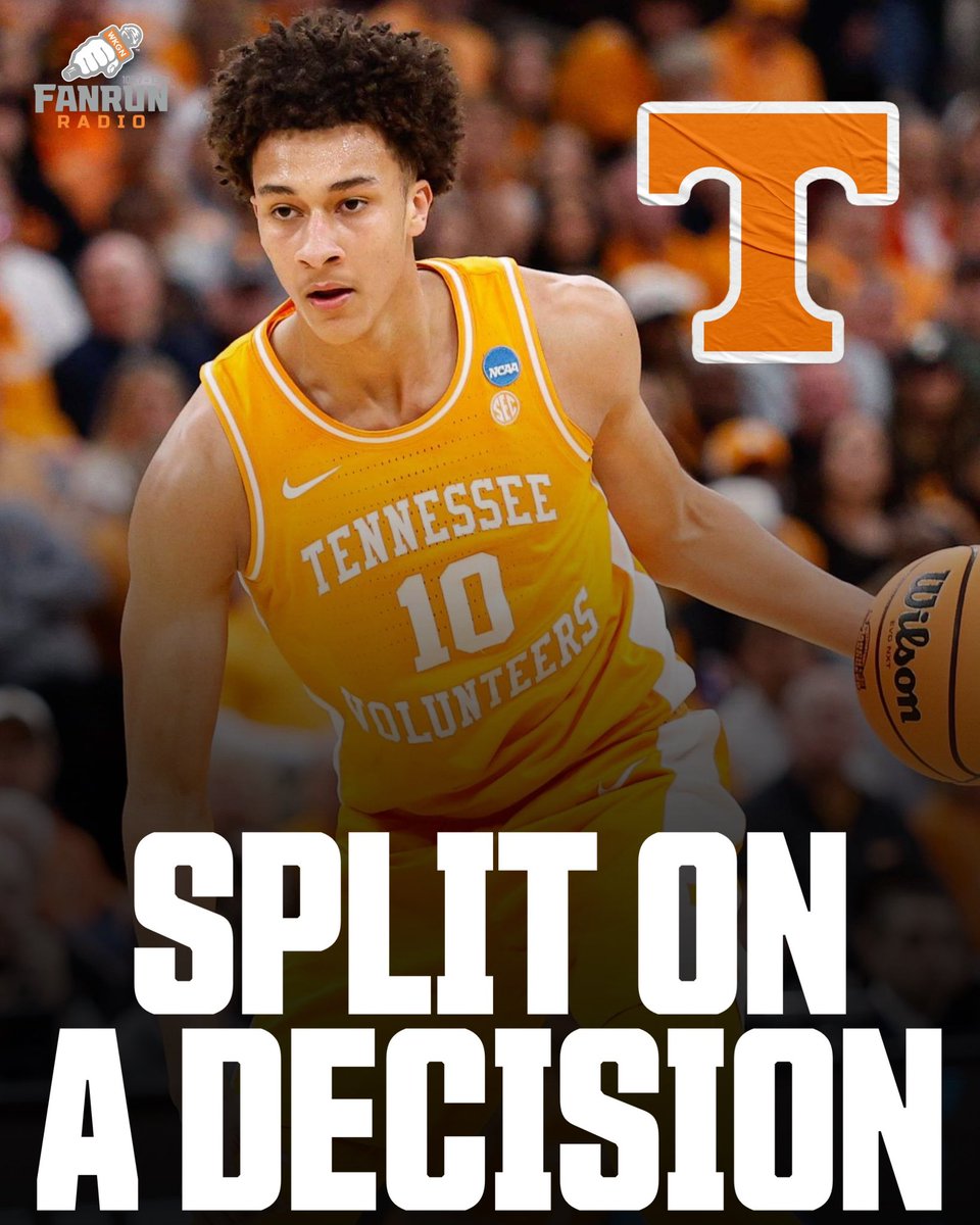 FOXSportsKnox's tweet photo. Tennessee forward Nate Ament’s representatives are split on whether he should stay in college or go to the NBA, per @KevinOConnor 

Yahoo Sports senior NBA analyst Kevin O’Connor revealed his most recent mock draft on Wednesday, and provided new intel on #Vols forward Nate Ament.

“League front office executives tell me that his agency, LIFT Sports Management, is split on the decision because they believe that Ament could be the No. 1 pick in 2027,” wrote O’Connor. 

“If Ament falls outside of the lottery, he’d be playing for less money this year and potentially hurting his future earnings.”

O’Connor slated Ament at No. 18 to the Charlotte Hornets in his updated mock. 

“For financial reasons it may make sense to return, and more importantly, for his own development to get one more year to improve physically and progress his skills,” O’Connor continued.

The six-foot-10 forward averaged 16.7 points, 6.3 rebounds, and 2.3 assists on 40% shooting in 35 games this season.