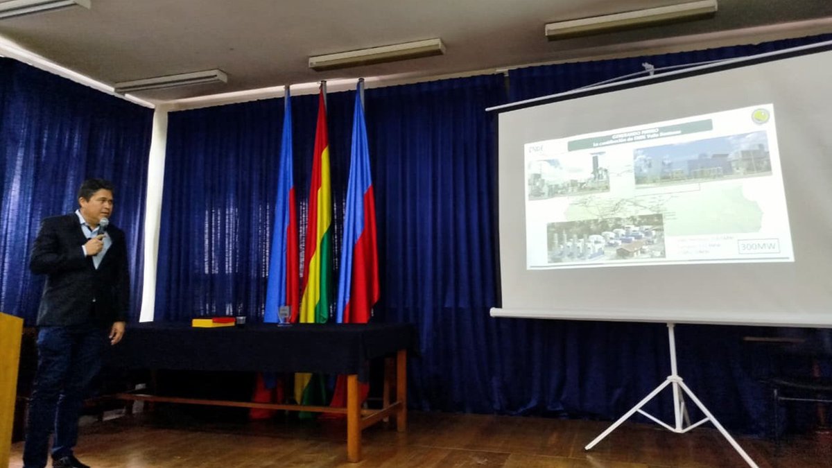 n9.cl/dcbxb
El Proyecto Hidroeléctrico Ivirizu es presentado en la Carrera de Ingeniería Eléctrica de la UMSS por su 47.° aniversario