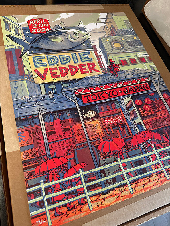 demetriosns's tweet image. Sweet! @eddievedder @Munk_One @INVISIBLE_IND @mrtsurt #Tokyo #Japan #Poster