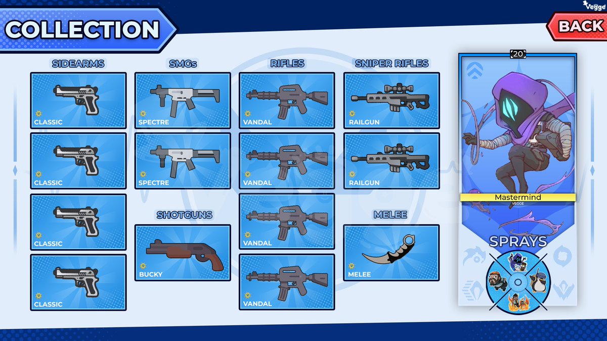 vegge_dev's tweet photo. 9th UI - Cartoony Valorant UI✨

❤️ + 🔁 are appreciated! 

#ROBLOX #RobloxDev #RobloxUi https://t.co/ZKiwVbO9sJ