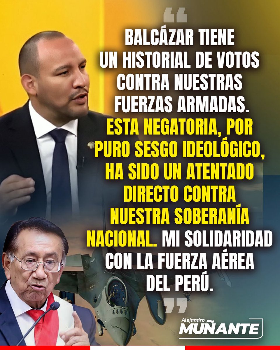 🔥🗣️ #AvionesCaza #Balcazar <a href="/fapperu/">Fuerza Aérea del Perú</a> <a href="/CCFFAA_PERU/">COMANDO CONJUNTO</a>