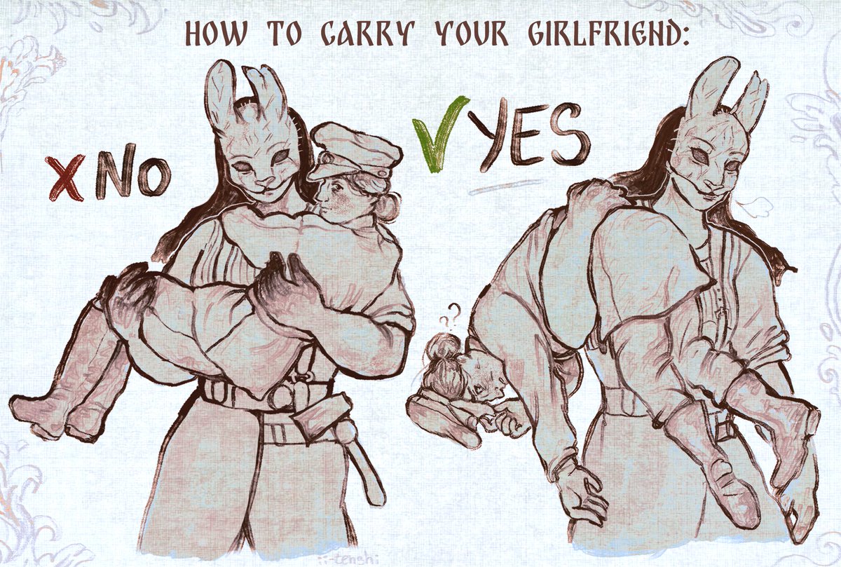 iitenshiwxx's tweet image. yuri guide
#dbdfanart #dbd #oc #huntress #Deadbydaylight