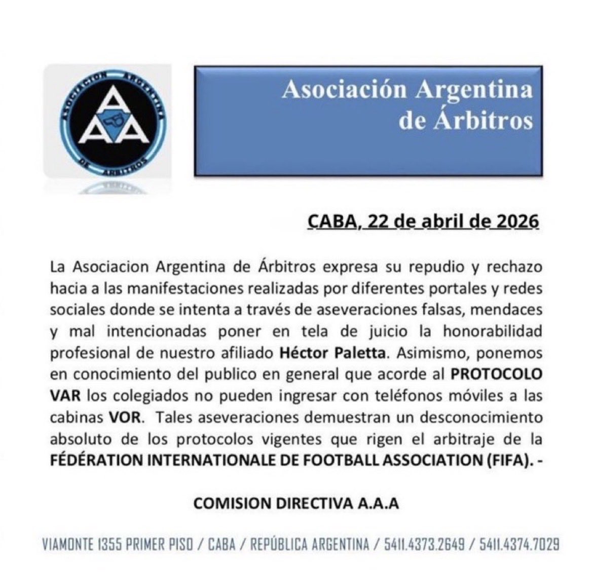 Javier Castrilli tweet media