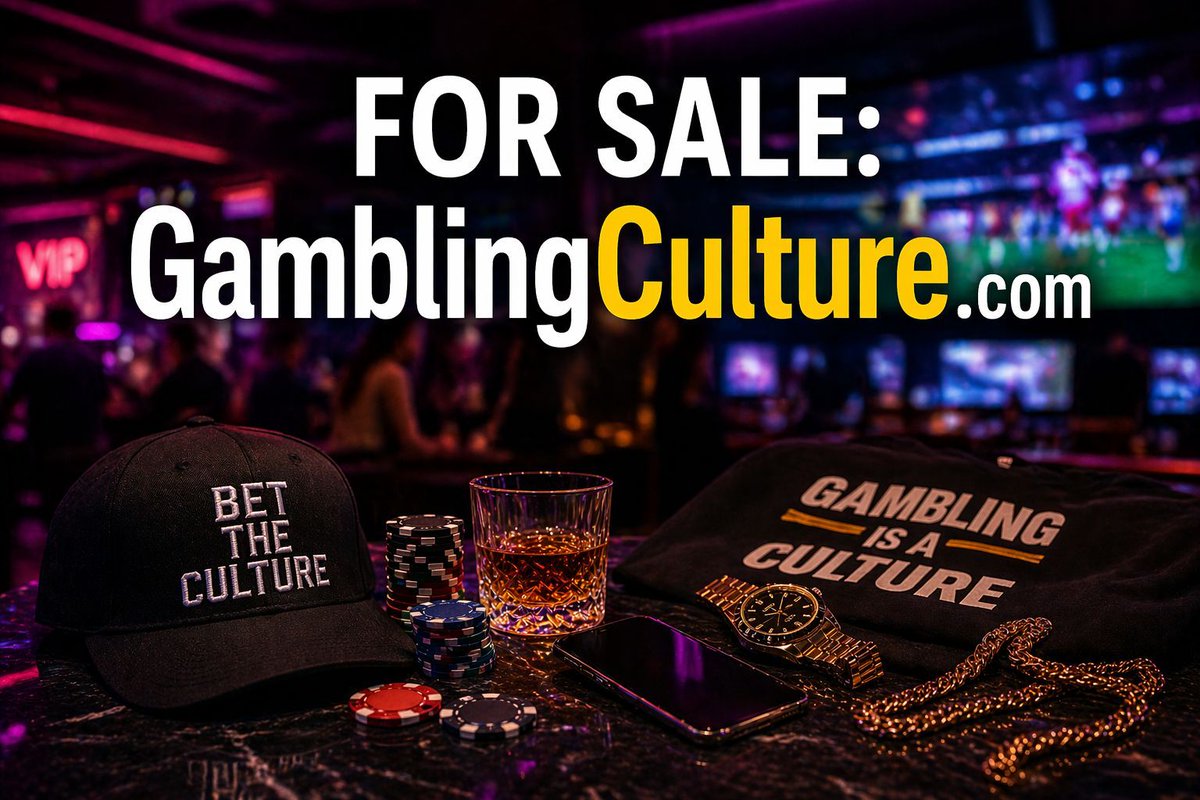 FOR SALE: GamblingCulture (.com)

In 2026, the global gambling market is projected to surpass $650 billion, but the biggest shift isn't just in the numbers —i t's in the lifestyle. Betting has moved from the shadows to the center of entertainment, fashion, and social media.

This