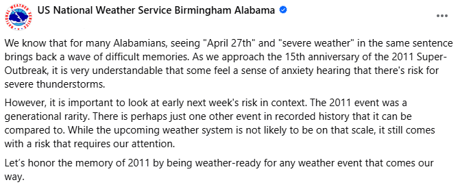 NWS Birmingham tweet media