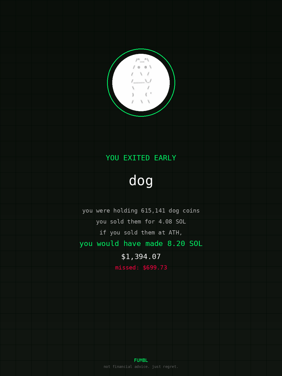 NovemberDee's tweet image. just checked fumbledbags.com bro actually coulda had a fat bag on $dog 

HemmAaRGUN6M3GqE7Lxp8qJJcgAooVFzNMVDvWUApump
#trust 
#engine