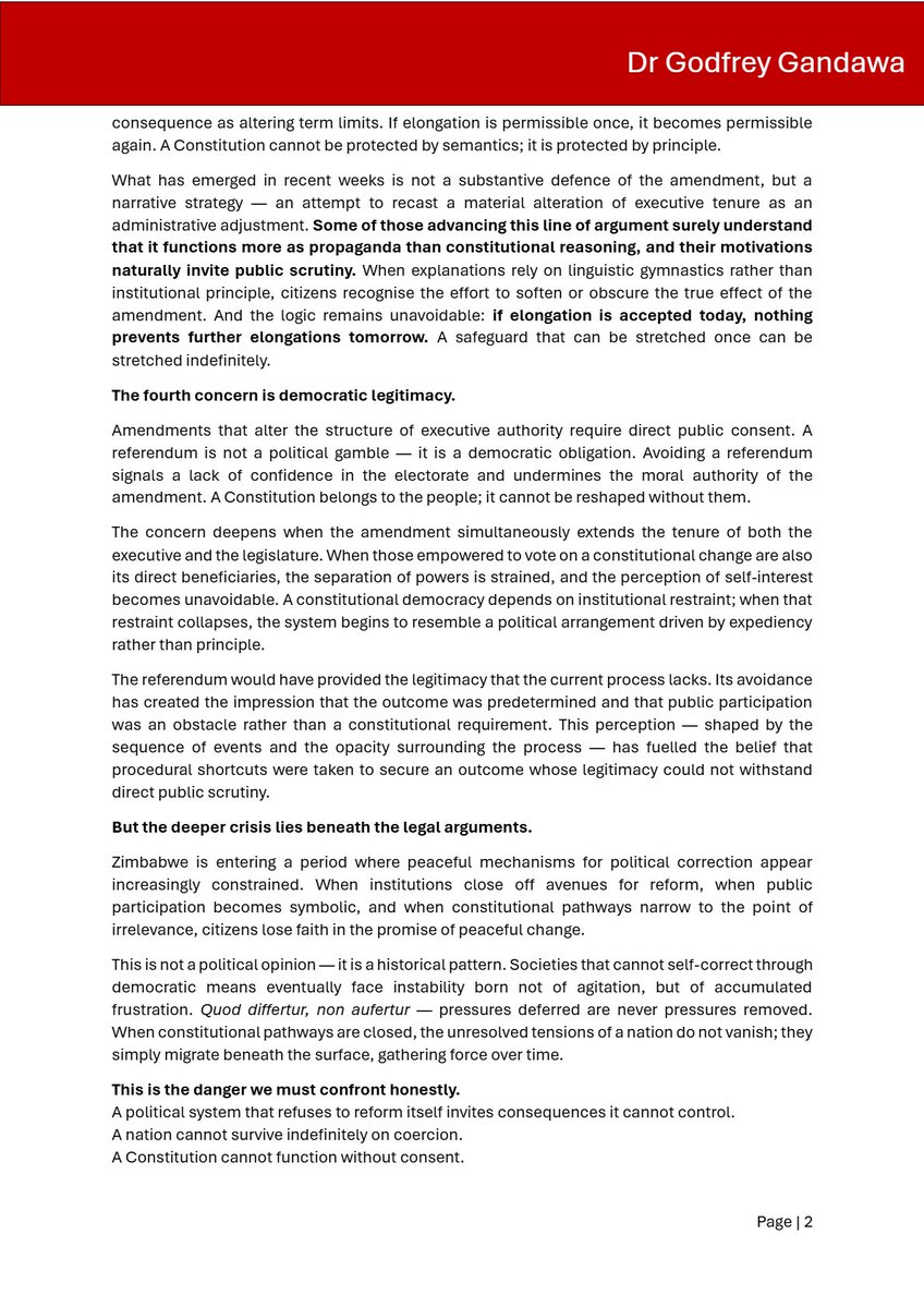 Dr Godfrey Gandawa tweet media