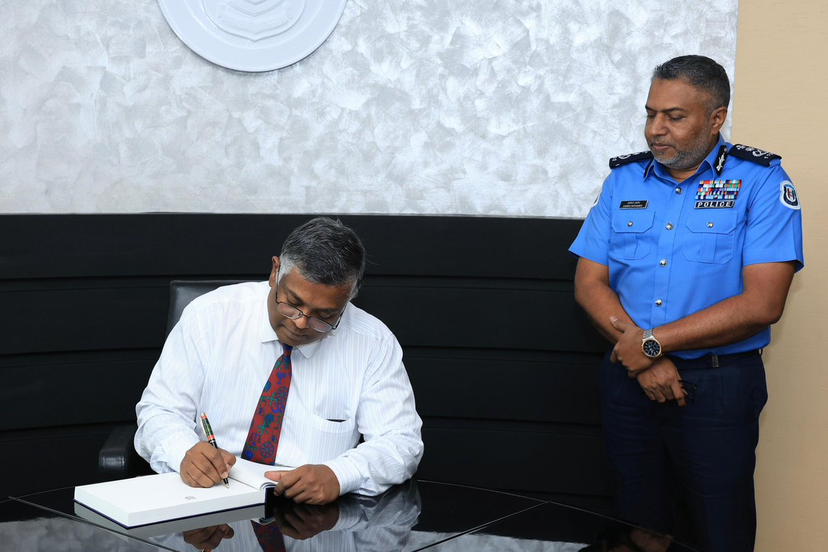 Maldives Police tweet media