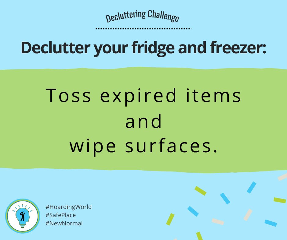 HoardingWorld's tweet image. Decluttering Challenge:
Today’s focus is your fridge and freezer.
Start small. Toss expired items, wipe down shelves, and take note of what you already have.
You don’t have to do it perfectly. Even clearing one shelf is progress.
#OrganizeYourLife #HoardingWorld #AskAngelaBrown