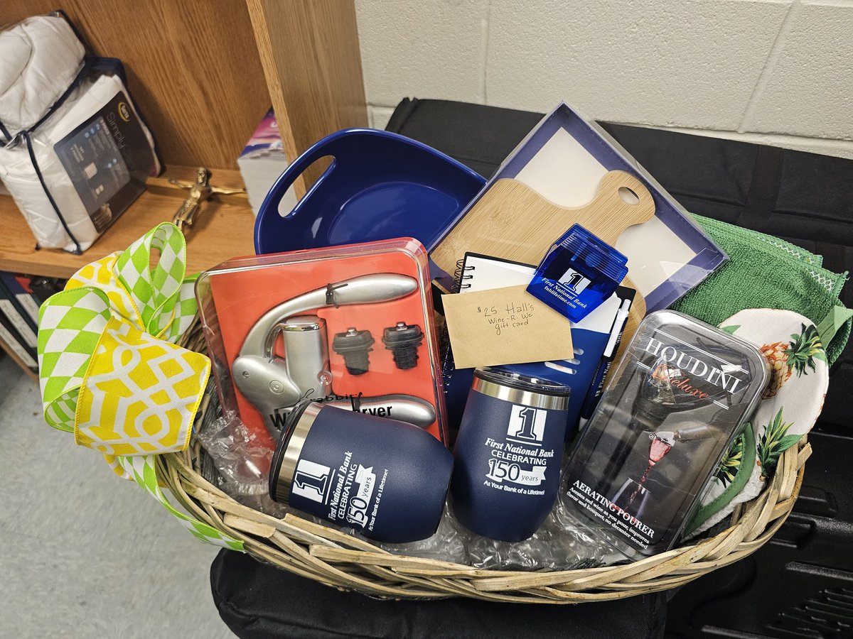 SaintsICS's tweet photo. We wanted to share some of our baskets that will be available at our Reverse Raffle this weekend. So, make sure you purchase your tickets at the Parish Office this week! https://t.co/0niz6DqDxs