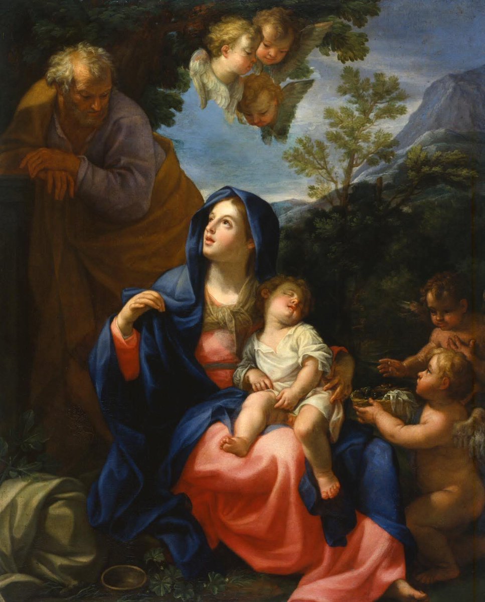 annie151092's tweet image. The Rest on The Flight into Egypt 1720-1730
Giovanni Odazzi (Italian，1663–1731）
Walters Art Museum, Baltimore, Maryland, US #paintings #art