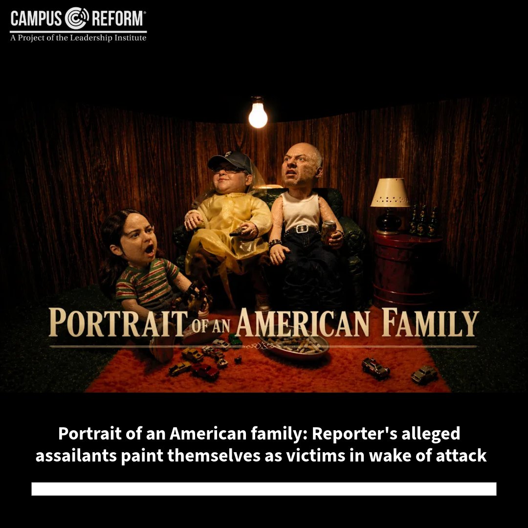 campusreform's tweet image. Portrait of an American family: Reporter's alleged assailants paint themselves as victims in wake of attack

Link in bio or read the story at bit.ly/4mFwb6I

#minneapolis #minnesota #ICE #ostroushko #campusreform