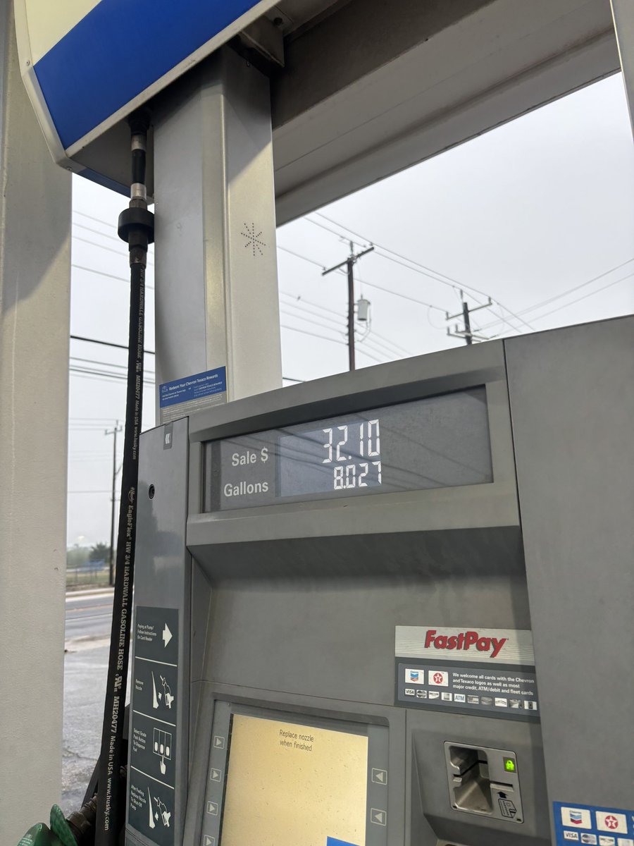 32 bucks for 8 gallons. That used to get me a full tank.

Republican solutions are not working. They’re squeezing working people, and we can’t keep up with everyday costs.

November can’t come soon enough. #txlege