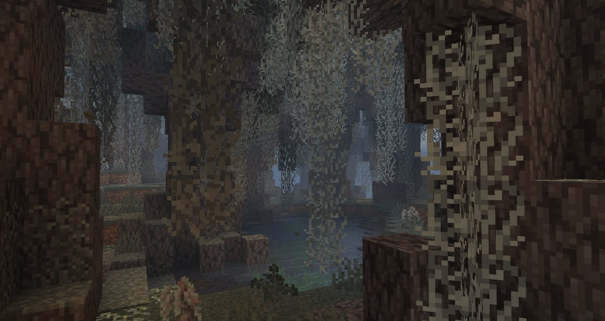 Austow8's tweet photo. Some more screenshots of Pale Garden with fog in my adventure map

#Minecraft #Minecraftbuilds #minecraftmap #mc https://t.co/bSKDwY3bCe