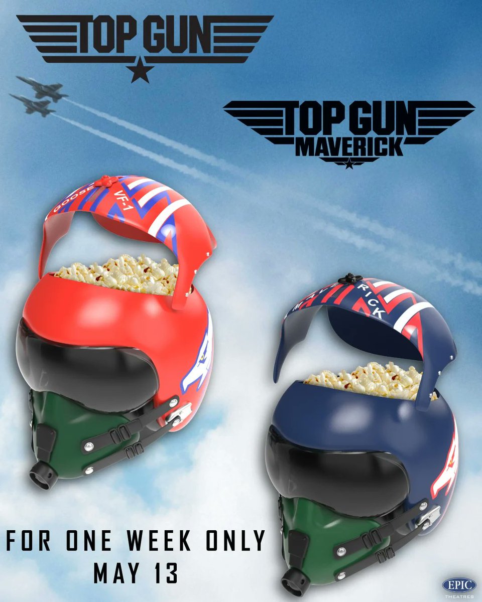 Looks like they’ll be carrying both Goose and Maverick helmet popcorn buckets 🍿fantasylandnews.com/2026/04/21/top…