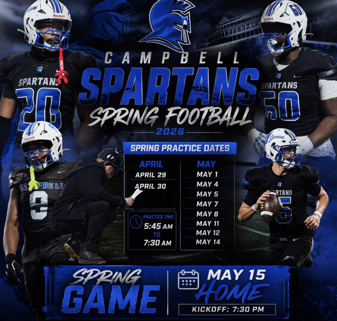 GoCampbellFBGA's tweet photo. College coaches stop by Campbell during this spring eval period and check out 27 DB Cortez Stephens Jr.  (@CortezStephens_ ) (5’9 173lb)

3.1 GPA
47 total tackles 
2 INTs (1 pick six) 
Sticky in coverage, smooth hips and a  physical edge 
📹: https://t.co/gnKIpdYhsN https://t.co/JZTtZLmZ8s