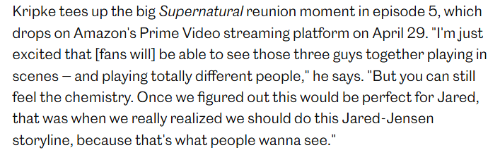 LAF_Chocolates's tweet photo. "...we should do this Jared-Jensen storyline, because that's what people wanna see." 💯💯💯 https://t.co/i06x4GZMxy