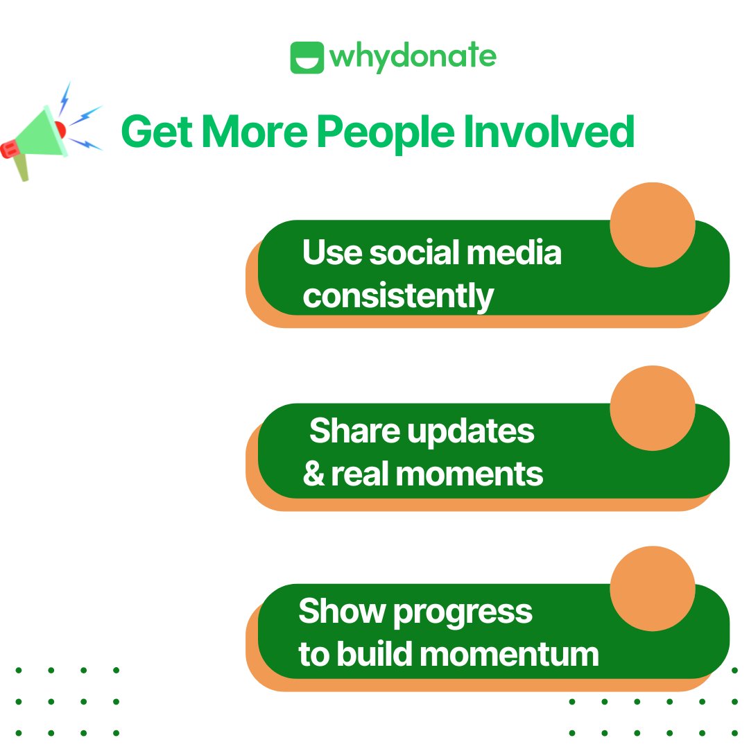 whydonate's tweet image. Most fundraisers fail before they start.

Do this instead:
• Tell a real story
• Show progress
• Stay consistent
• Appreciate donors

💙 Start here:
whydonate.com/fundraising-ti…

#Fundraising #Crowdfunding #WhyDonate