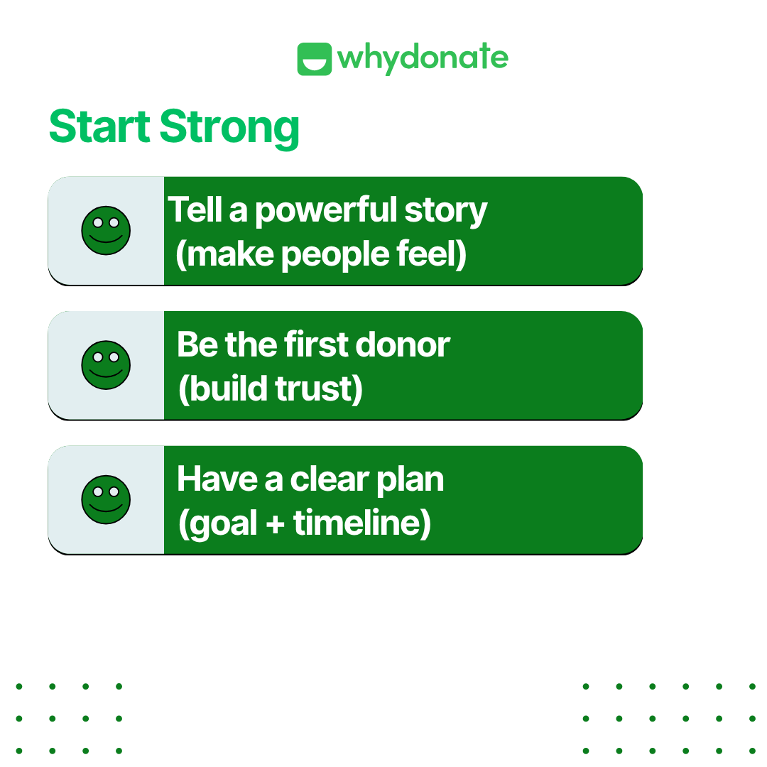 whydonate's tweet image. Most fundraisers fail before they start.

Do this instead:
• Tell a real story
• Show progress
• Stay consistent
• Appreciate donors

💙 Start here:
whydonate.com/fundraising-ti…

#Fundraising #Crowdfunding #WhyDonate