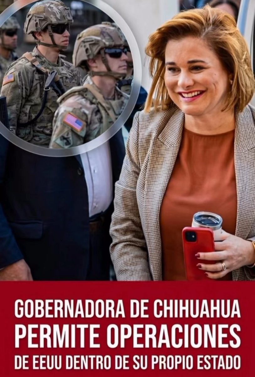 Si son operaciones con agentes de agencias extranjeras en temas de seguridad se requiere aprobación del congreso.
"Esto es un acto violatorio a la soberanía"
<a href="/MaruCampos_G/">Maru Campos</a> debe tener un juicio político y ser acusada de traición a la patria y de vulnerar la soberanía del país.