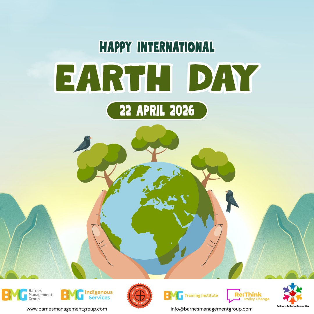 BarnesMgmtGroup's tweet photo. Earth Day 2026  🌍
At Barnes Management Group, we believe that caring for our planet means caring for our shared future. Today, we honour Earth with gratitude, hope, and a commitment to peace, knowing that every small act of kindness toward nature helps build a better tomorrow. https://t.co/fYv1WRo8bO
