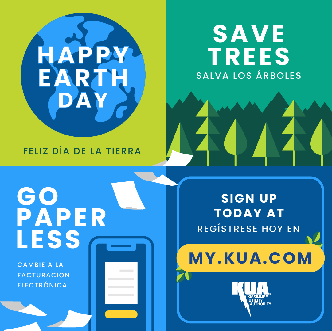 KUAdirect's tweet photo. Happy Earth Day! 🌎
Switch to paperless billing to reduce paper waste, save trees, and get your bill delivered instantly online. Small changes make a big impact!
Sign up today at https://t.co/yiQcdLIj3D https://t.co/FcWoUFySYG