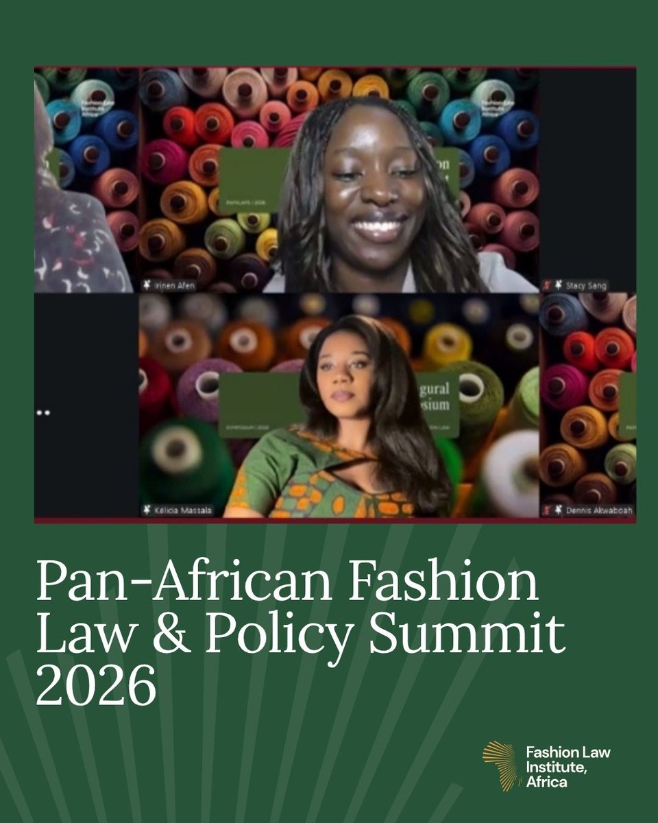 fliafricahq's tweet photo. It was truly enlightening bringing together brilliant speakers who unpacked critical issues in African fashion law and policy.

From exploring policy gaps to discussing practical legal frameworks for protecting designers and growing fashion businesses.

#fashionlawinstitute https://t.co/oquDKnijh6