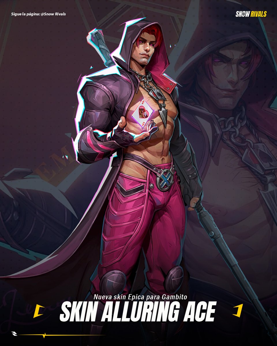 🔹GAMBITO ALLURING ACE

Mejor vistazo al render de la nueva skin epica de Gambito Alluring Ace, ¿Qué les parece la skin?.

#marvelRivals #marvelrivalslatam #marvelrivalsnews