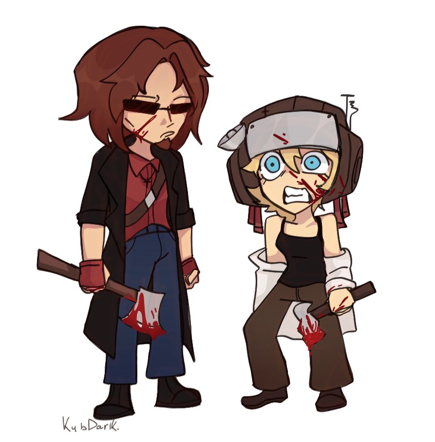 KubDarik's tweet photo. My fav psychos 
#Psychopomp #PsychopompGame #Postal #postal1 https://t.co/VBbTOGoeii