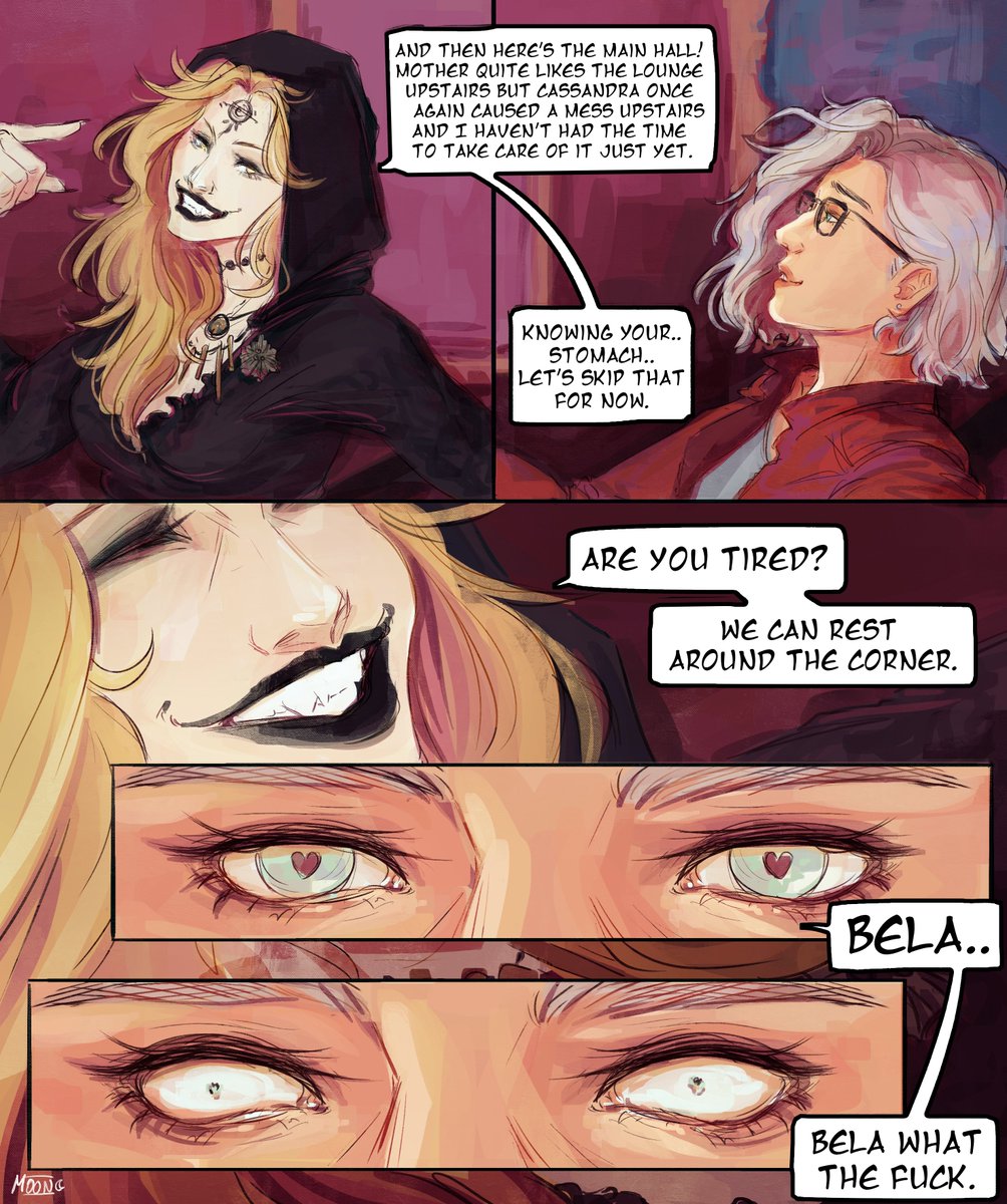 wheeinswolf's tweet image. first time in the castle (1/2) #belagrace #re9