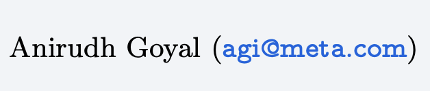 Lol that's the funniest email address to have at Meta