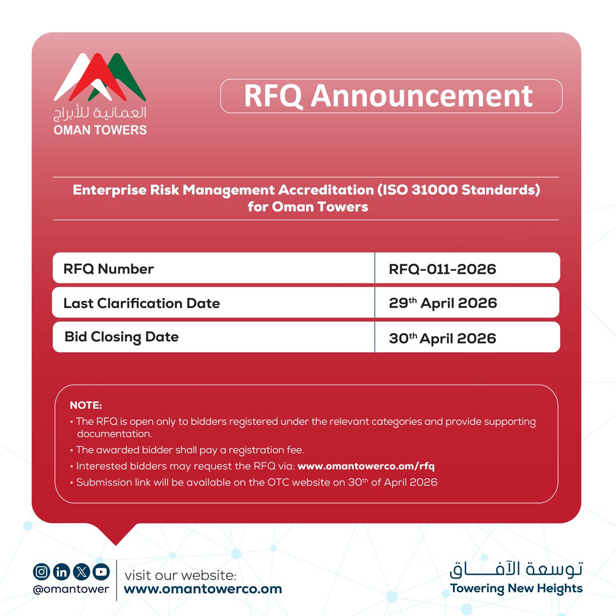 Oman Tower Company tweet media